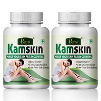 Kamskin Herbal Capsules For Your Healthy Skin 100% Ayurvedic Pack Of 2-thumb1