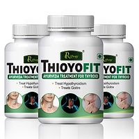 Thiyofit Herbal Capsules For It Activates The Under-Active Thyroid Gland 100% Ayurvedic Pack Of 3-thumb1