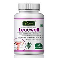 Leucwell Herbal Capsules For Help In Removing Leucorrhoea 100% Ayurvedic Pack Of 1-thumb1