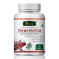 Livermitra Herbal Capsules For All Type Of Liver Diseases 100% Ayurvedic Pack Of 1-thumb1