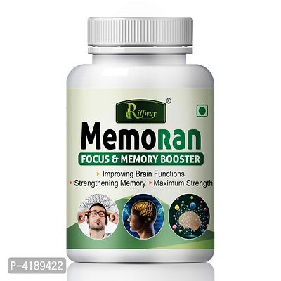 Memoran Herbal Capsules For Improve Memory Concentration  Memory Power 100 % Ayurvedic Pack Of 1-thumb2