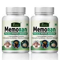 Memoran Herbal Capsules For Improve Memory Concentration & Memory Power 100 % Ayurvedic Pack Of 2-thumb1