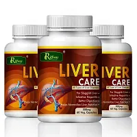 Liver Care Herbal Capsules For All Type Of Liver Diseases 100% Ayurvedic Pack Of 3-thumb1