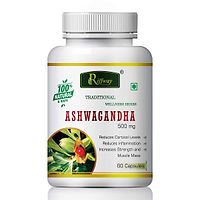 Ashwagandha Herbal Capsules For Strength And Immune Booster 100% Ayurvedic Pack Of 1-thumb1