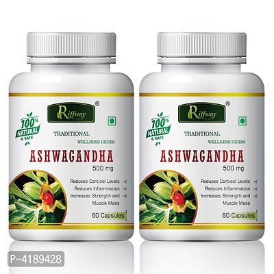 Ashwagandha Herbal Capsules For Strength And Immune Booster 100% Ayurvedic Pack Of 2-thumb2