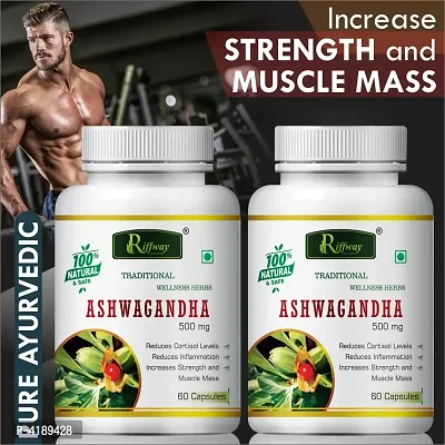 Ashwagandha Herbal Capsules For Strength And Immune Booster 100% Ayurvedic Pack Of 2