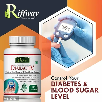 Diabactive Herbal Capsules For Control Your Diabetes & Blood Sugar Levels 100% Ayurvedic Pack Of 3-thumb5