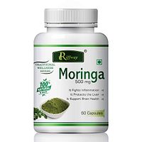 Moringa Herbal Capsules For Protect Liver  Brain Health 100% Ayurvedic Pack Of 1-thumb1