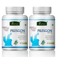 Pilesgon Herbal Capsules For Piles Free 100% Ayurvedic Pack Of 2-thumb1