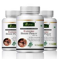 Extreme House Power Herbal Capsules For Weak Erection 100% Ayurvedic Pack Of 3-thumb1