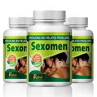 Sexomen Herbal Capsules For Improve Sexual Confidence 100% Ayurvedic Pack Of 3-thumb1