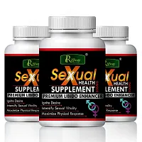 Sexual Health Supplement Herbal Capsules For Male Booster 100% Ayurvedic Pack Of 3-thumb1