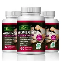 Women Sex Power Booster Herbal Capsules For Sexual Stamina Derive 100% Ayurvedic Pack Of 3-thumb1