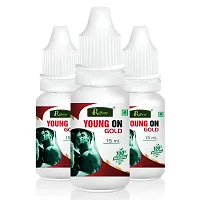 Young On Gold Herbal Oil For Improves Potency 100% Ayurvedic Pack Of 3-thumb1