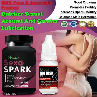 Sexo Spark Sexual Capsules And Big Penis Size Oil