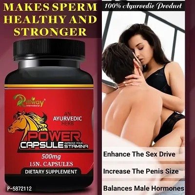 Power Sexual Capsules For Testoster Booster Ayurvedic Sexual Power Capsules With Penis Enlargement Cream For Men Long Time Performance and Muscle Growthandnbsp;Ling Booster Oil 100% Ayurvedic and Organic-thumb0