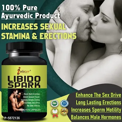 Libido Spark Sexual Capsules For Enhances Your Sexual Performance/Improves Sexual Derive 100% Ayurvedic-thumb0
