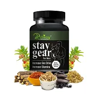 Stay Gear Herbal Capsules For mprove Men Sexual Stamina | Increase Power and Performance-  30 Capsules-thumb3