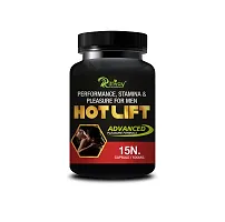 Hot Lift Herbal Capsules For Endurance and Performance, Male Booster Medicine, Stamina Booster -  15 Capsules-thumb1