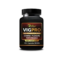 Vig Pro Herbal Capsules For Improves Testosterone level and Boost Energy for Menandnbsp;-  15 Capsules-thumb2