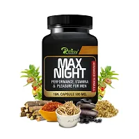 Max Night Herbal Capsules For Helps To Growth Your penis Size and Increasing Stamina -  15 Capsules-thumb1