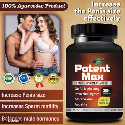 Potent Max Herbal Capsules For Male Enhancement Capsule For Increase Drive, Stamina