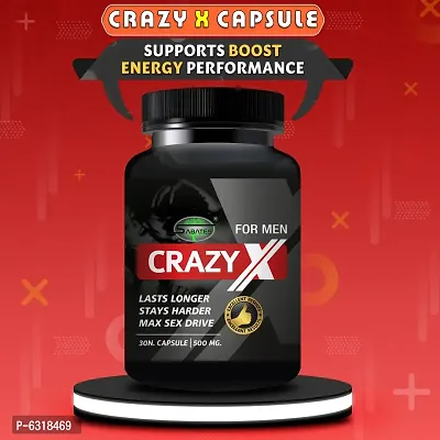 Crazy X Herbal Capsules For Enhance Male Libido And Duration, Premature Ejaculation And Sexual Weakness-thumb2