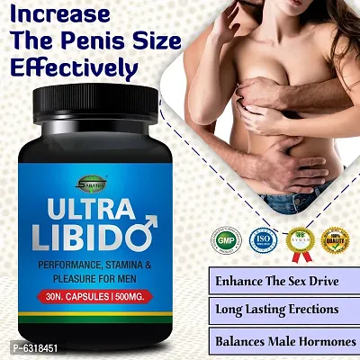 Ultra Libido Herbal Capsules For Formula For Stamina, Enhanced Performance, Energy, Immunity And Muscle Growth For Men