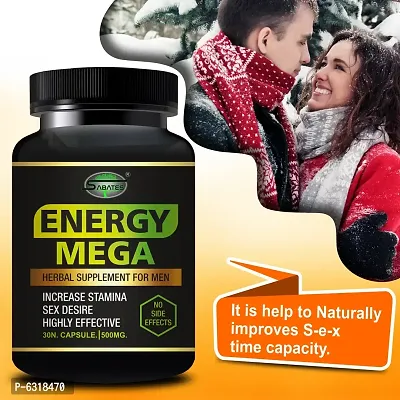 Energy Mega Herbal Capsules For Male Enhancement Capsule For Increase Drive, Stamina