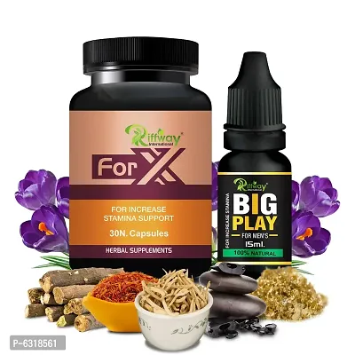 For X Herbal Capsules And Big Play Oil For Helps To Growth Your Penis Size And Increasing Stamina-thumb0