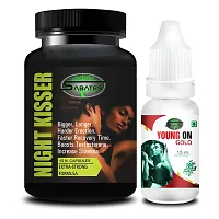 Night Kisser  Young On Capsules Oil Powerfull Men Formula For Stamina 100Pre cent Ayurvedic-thumb1