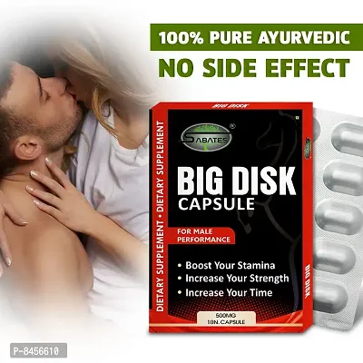 Big Disk S-exual Tablets Improves Your Time Energy Stamina  10 capsules  100Pre cent Ayurvedic