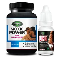 Trendy Moxie Power  Ling Booster Sex Capsule Sex Oil Sexual Oil Massage Gel Sexual Capsule -Increase Sex Time  Power-thumb1