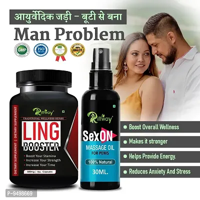 Trendy Ling Booster Men Health Sexual Product -Sex Oil Sex Time Capsule Sex Capsule -Sexual Capsule Sexual Oil-thumb0