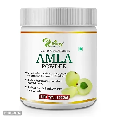 Amla powder for Hair Growth, Skin Care (pack of 1, 100 Gram)-thumb0