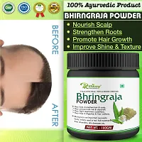 RIFFWAY Bhringraj Powder II Natural Hair Care No added Chemicals I(Pack of 1-100 Gm)-thumb2