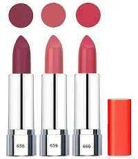 volo All in one makeup kit (3 Pcs Lipsticks,1 Eye Shadow, 1 foundation,1 Eyeliner, 1 Compact, 1 Kajal, 1 Pouch) Set of 9 Pcs C10-thumb2