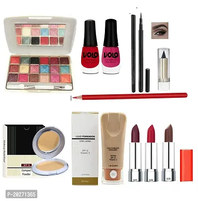 VOLO All In One Makeup Kit, Cosmetics Bridal Set A18