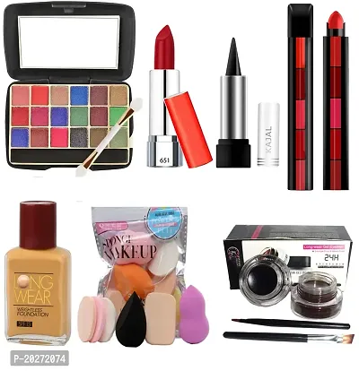 Volo Festive All In One Waterproof Makeup Kit For Women/Girls 15Pcs. 16A21