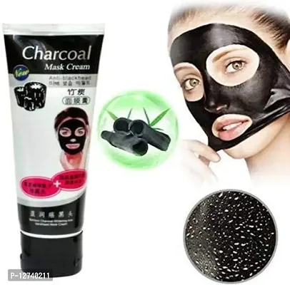 Charcoal Peel Off Mask for Men  Women | Removes Blackheads and Whiteheads | Active Cooling Effect | Deep Skin Purifying Cleansing