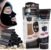 Charcoal Peel Off Mask for Men  Women | Removes Blackheads and Whiteheads | Active Cooling Effect | Deep Skin Purifying Cleansing-thumb1