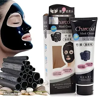 Charcoal Peel Off Mask for Men  Women | Removes Blackheads and Whiteheads | Active Cooling Effect | Deep Skin Purifying Cleansing-thumb2