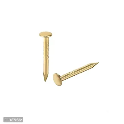 Tiny Hardware Nails Iron 1X10Mm(Dxl) For Diy Decorative Wooden Boxes Accessories Gold Tone 500Pcs