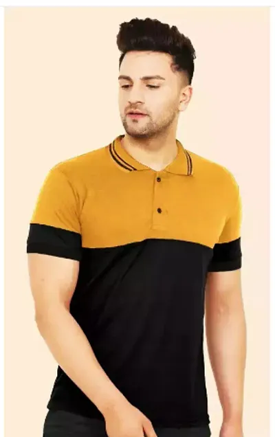 Trendy Cotton Blend Polos For Men 