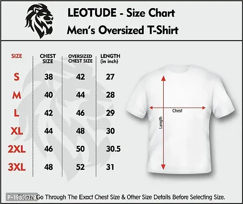 TROND Oversized Cotton Blend Half Sleeve Men's T-Shirts-thumb2