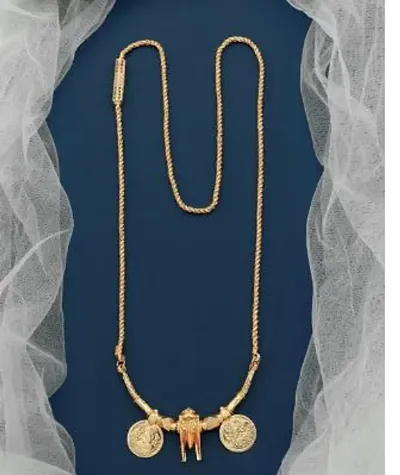 Stylish Golden Brass Chain For Women