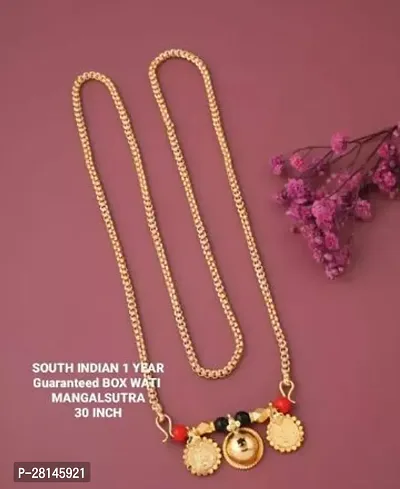 Stylish Golden Brass Chain For Women-thumb0