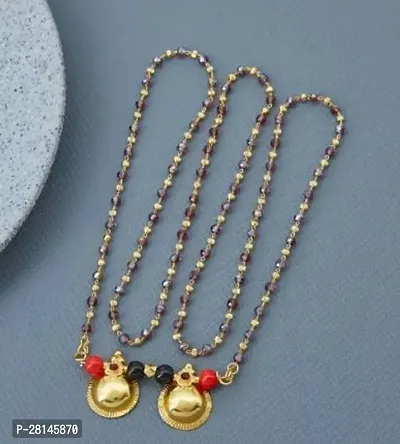 Stylish Multicoloured Brass Chain For Women-thumb0