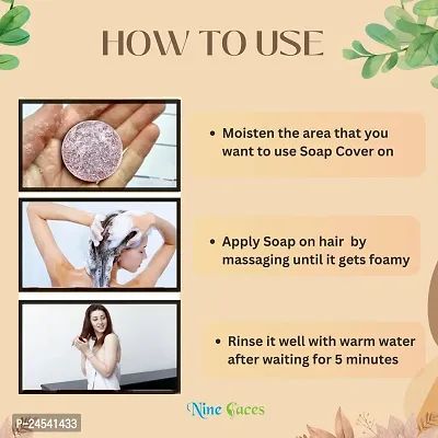 Organic Natural Hair Nourishing Solid Shampoo Soap Bar Polygonum Multiflorum Health  Beauty pack o-thumb4