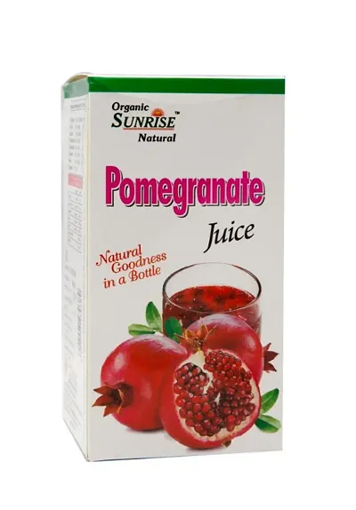 Organic Sunrise Natural Premium Grade Pure Pomegranate Juice  (500 ml)